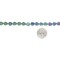 10x8mm Iridescent Lavender and Turquoise Blue Ivy Leaf Beads, 23-25 beads GB-LB41